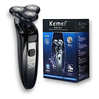 Måquina De Barbear Com Display Digital A Prova D'ågua Kemei Måquina De Barbear Com Display Digital A Prova D'ågua Kemei