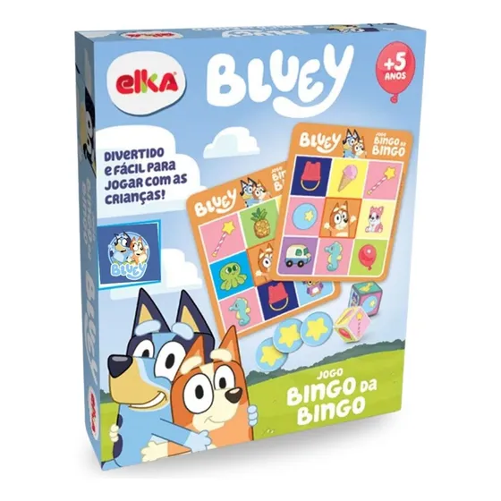 Juego de bingo de Bingo Bluey - Elka
