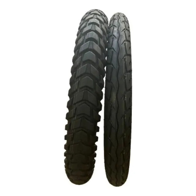 Par De Pneus Moto Cg Fan Ybr Factor Levorin Garrudo Tl/tt