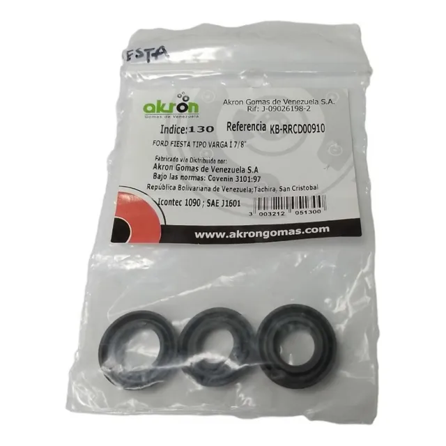 Kit Gomas Bomba De Freno Ford Fiesta Tipo Varga 7/8