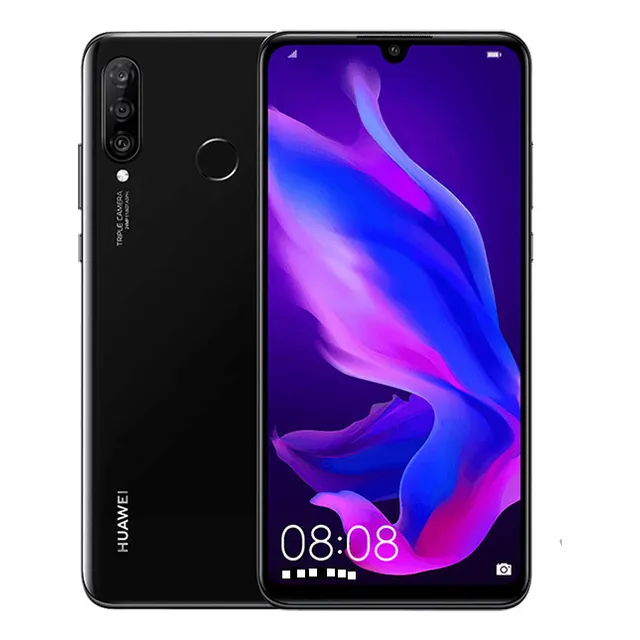 Huawei P30 Lite Dual Sim 128 Gb Negro Pavo Real 6 Gb Ram Negro