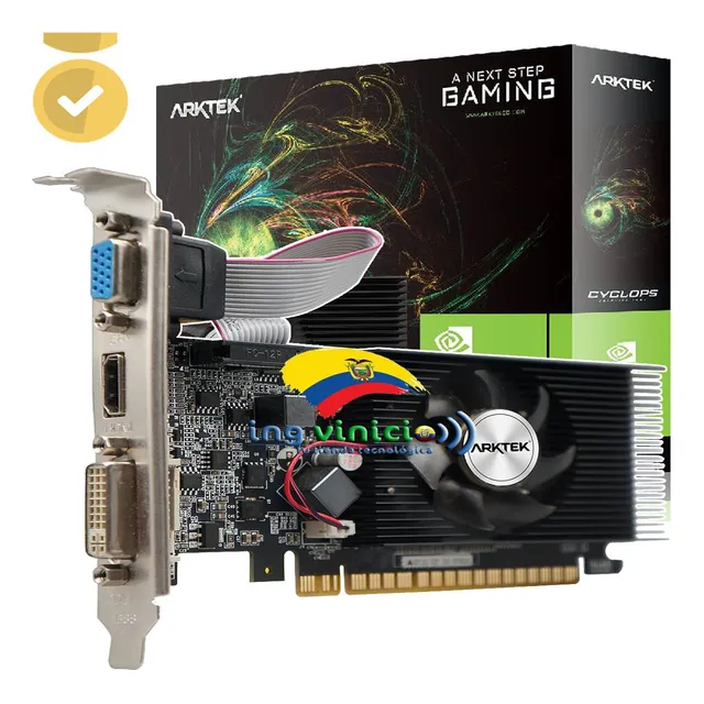 Tarjeta De Video Artek Gt610 2gb Ddr3 64bits Hdmi Vga Dvi 