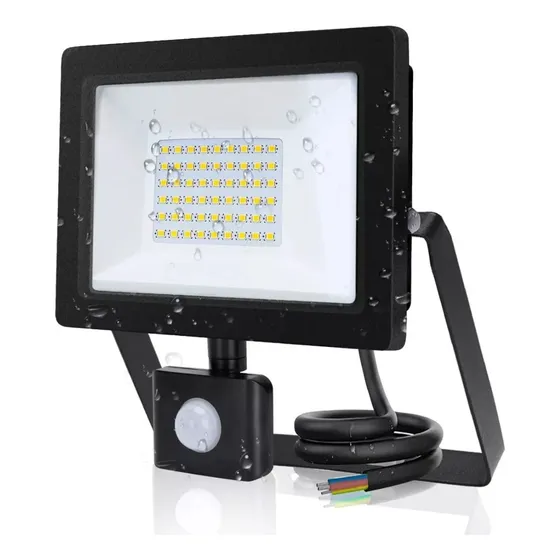 Foco Led Exterior Con Sensor Movimiento 30w Ip66