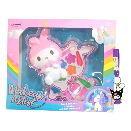 Maquillaje Niñas Kuromi My Melody + Llavero Regalos Detalles