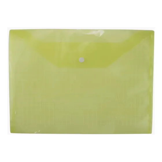 Carpeta Plastica Tipo Sobre A4 Plástico Traslucido X 12