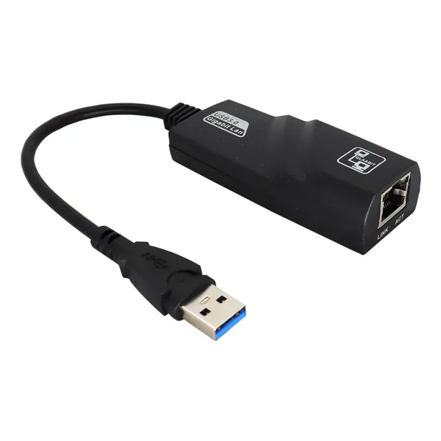 Adaptador Usb 3.0 A Ethernet Rj45 Lan Gigabit 10/100/1000 Mb