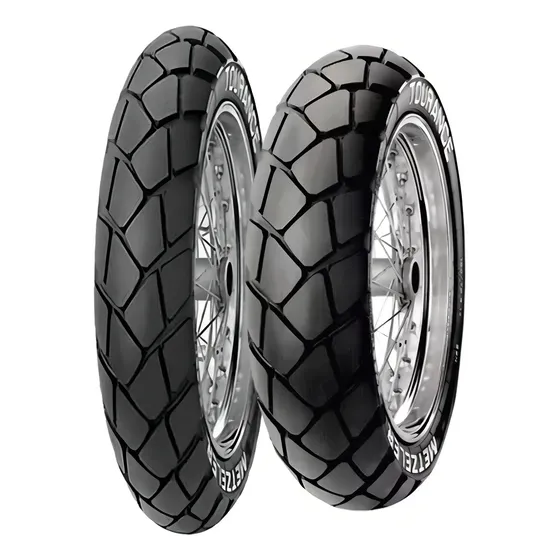 Pneu Tiger 800 150/70r17 + 90/90-21 Tl Tourance Metzeler