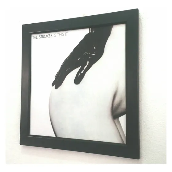 Quadro The Strokes Is This It Capa Do Lp E Cd Mega Premium 