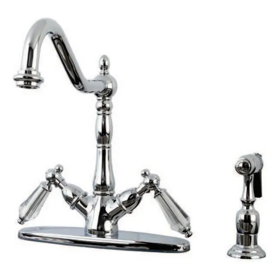 Grifo Cocina Monomando Rociador Laton Cromado