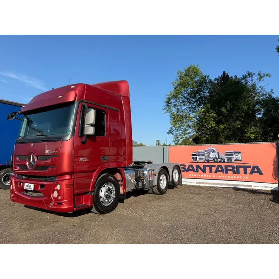 M.benz Actros 2546 Ls 6x2 2020 Teto Alto Automático Revisado