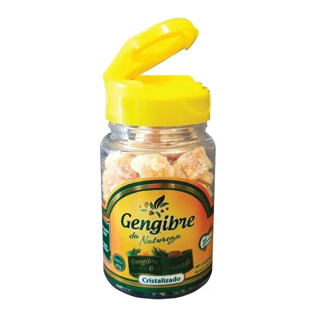 Gengibre Da Natureza Com Abacaxi Cristaliz. 40gr - 6 Frascos