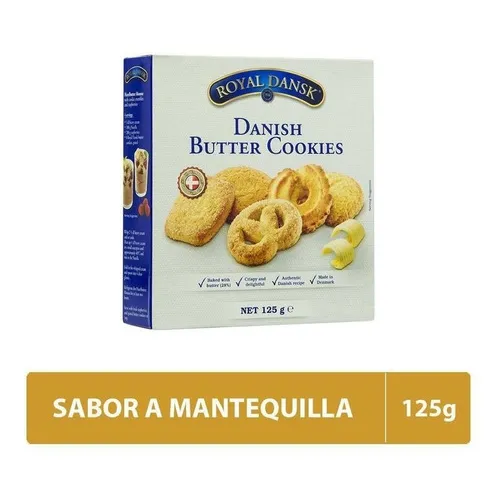 3 Galletas Danesas Royal Dansk 125g Galletas Mantequilla