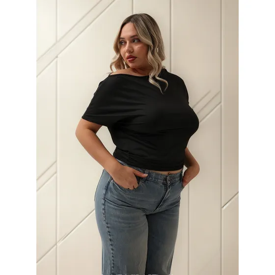 Top Cuello Bote Bosco Mujer Naif