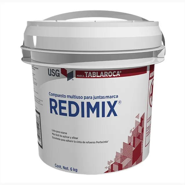 Compuesto Multiuso Para Juntas Marca Redimix Cubeta 6kg