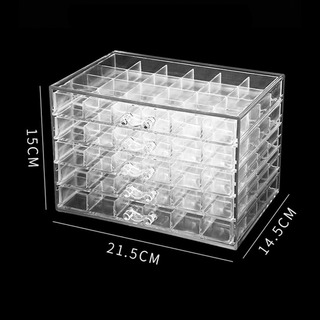 Cajón De Almacenamiento Para Esmalte De Uñas 5 Capas Acrílic Cajón De Almacenamiento Para Esmalte De Uñas 5 Capas Acrílic