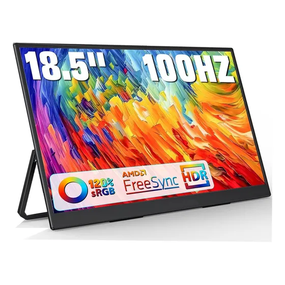 Monitor Portátil Bettdow 18.5  100hz Full Hd Ips Lcd