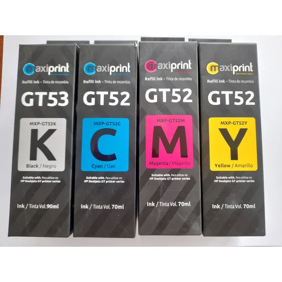 Tinta Hp Gt53 Gt52 Smart Tank, Ink Tank Maxiprint