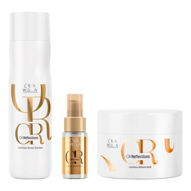 Kit Wella Oil Reflections Sh250+ol30+masc150 Kit Wella Oil Reflections Sh250+ol30+masc150