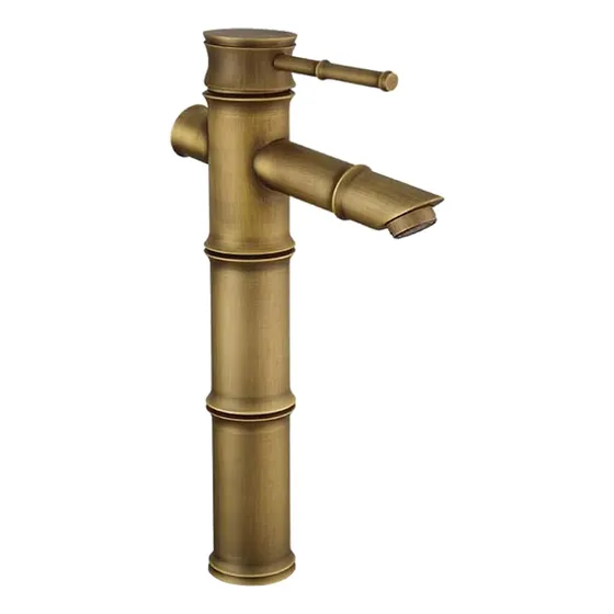 Llave Grifo De Lavamanos Sobre Poner Dorado Estilo Europeo