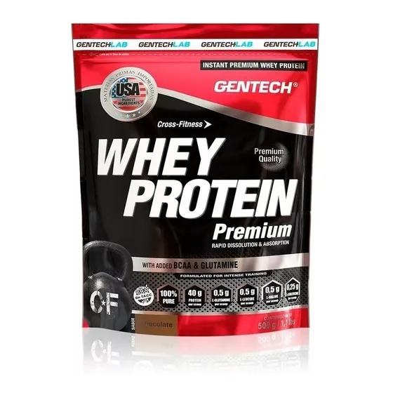 Whey Protein Premium X500g V/sabores - Gentech Fctr