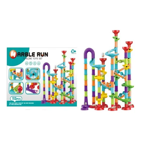 Marble Run Laberinto Bolitas 113 Piezas 2338956 Shine Color Multicolor