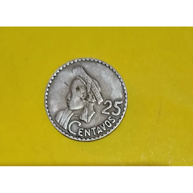 Monedas De Q0.25 De Guatemala, Desde El Año 1965 Al 2000