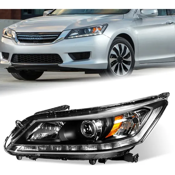 Faro Halogeno Led Drl Fit Para Honda Accord 2013 2