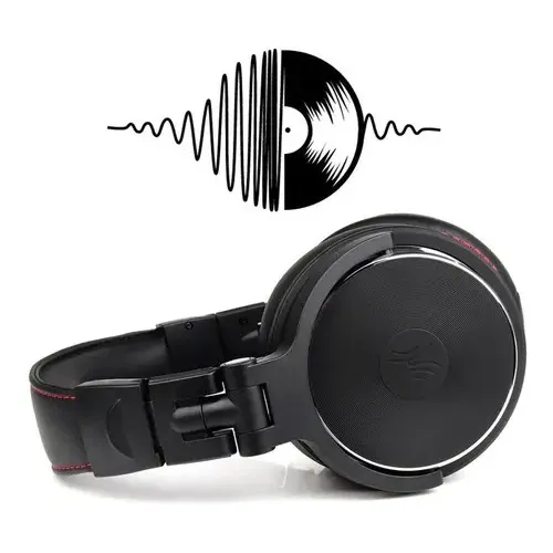Auriculares de estudio profesionales Oneodio Pro 50 Pro Dj, color negro