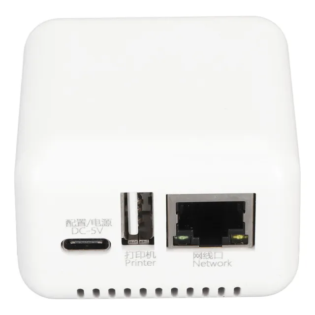 Servidor Lan Print Share, Red Usb 2.0, 5 V, Inalámbrico Para