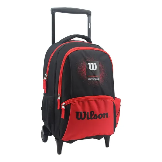 Wilson Escolar 65.02665b mochila carrito con ruedas niños color rojo