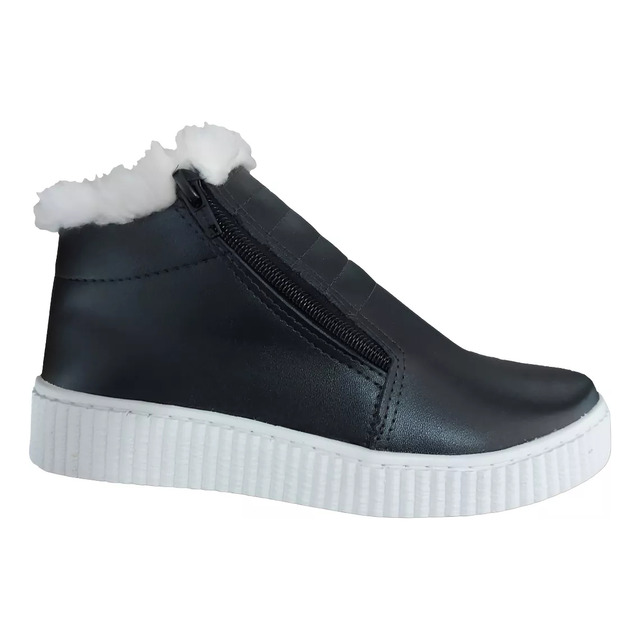 Bota De Neve Feminina Inverno Impermeável Lã Forrada Botinha Bota De Neve Feminina Inverno Impermeável Lã Forrada Botinha