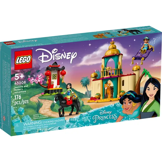 Lego Disney Jasmine And Mulan's Adventure 43208 Nuevo