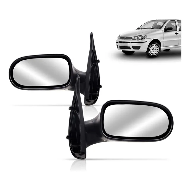 Retrovisor Palio 2004 2005 2006 2007 2008 2 Portas Fixo