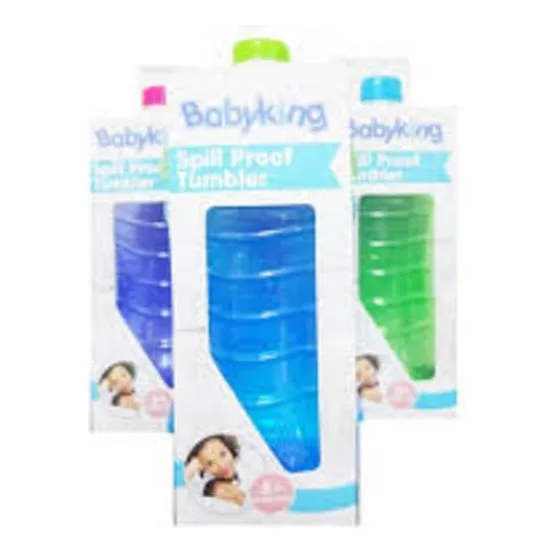 Vaso Anti Derrame Niños Bebe 10 Oz 6 Meses Babyking Taza