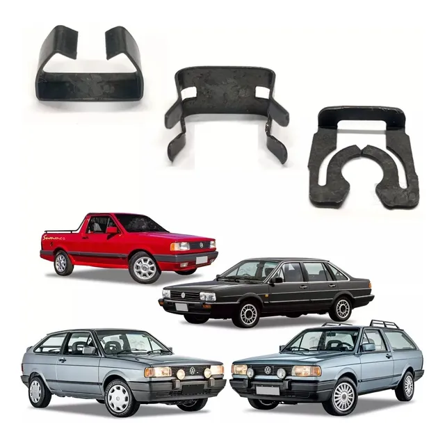Kit 3 Trava Grampo Cabo Acelerador Vw Gol Santana Voyage