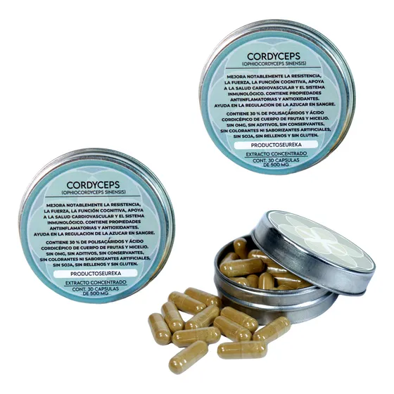 Pack X 2 Cordyceps - Extracto Concentrado 100:1 - Capsulas