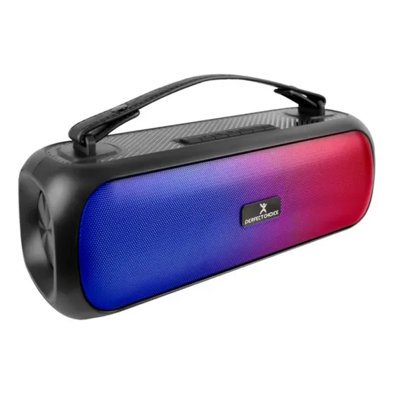 Bocina Inalambrica Portatil 30w Perfect Choice Soundus Color Negro