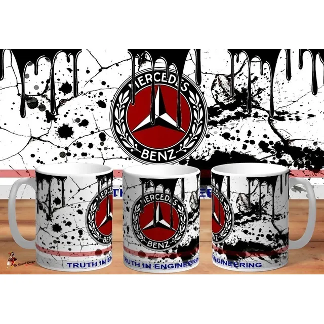 Taza De Ceramica Mercedes Benz