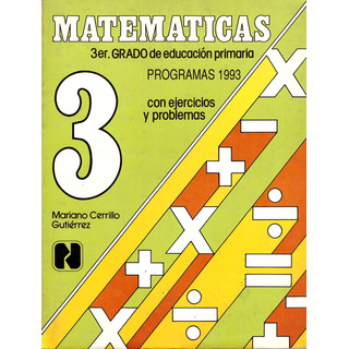 Matematicas 3. Primaria - Cerrillo Gutierrez, Mariano Matematicas 3. Primaria - Cerrillo Gutierrez, Mariano