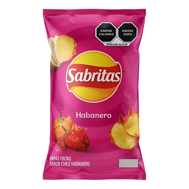 Papas Sabritas Habanero 42g Botana