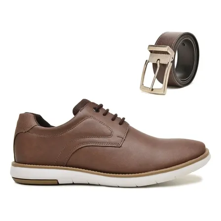 Kit Tênis Casual Social Masculino Shf Ad-900 Confort Premium