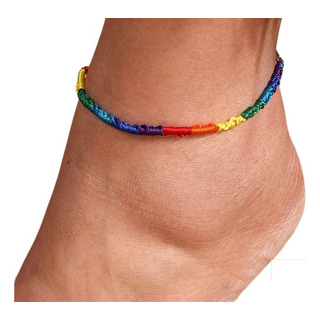 Pulsera O Tobillera Pride, Gay, Queer, Lgbt, Arcoíris Pulsera O Tobillera Pride, Gay, Queer, Lgbt, Arcoíris