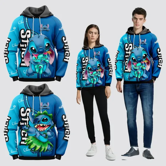 Sueter Chaqueta Sudadera Camisa Stich 