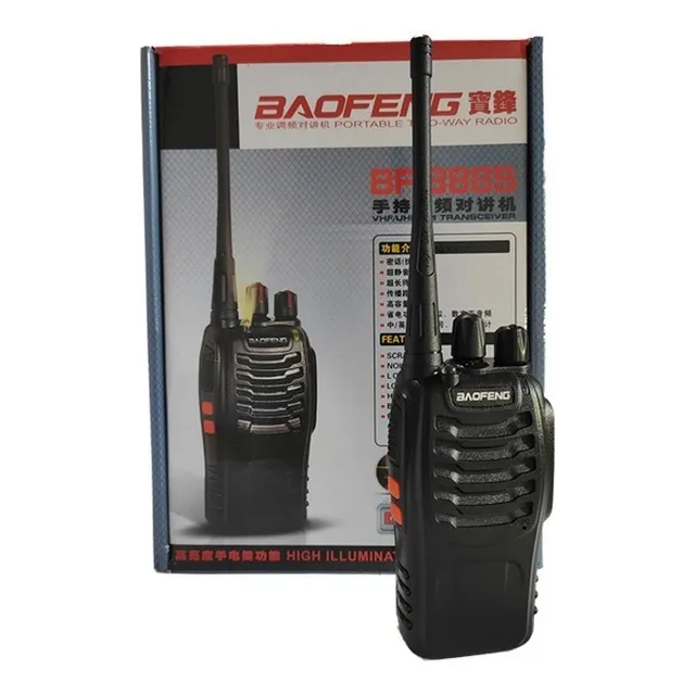 Radio Portatil Trasmisor Baofeng Bf-888s 2 Metros Uhf 
