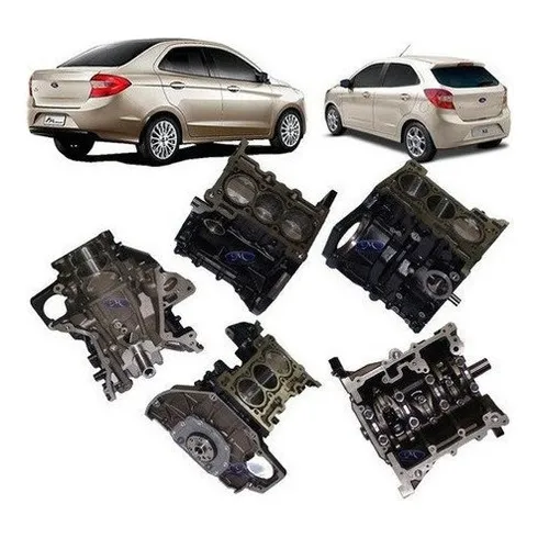 Motor Parcial - Bloco Do Motor Ford-ka 2015 2016 2017 Ford