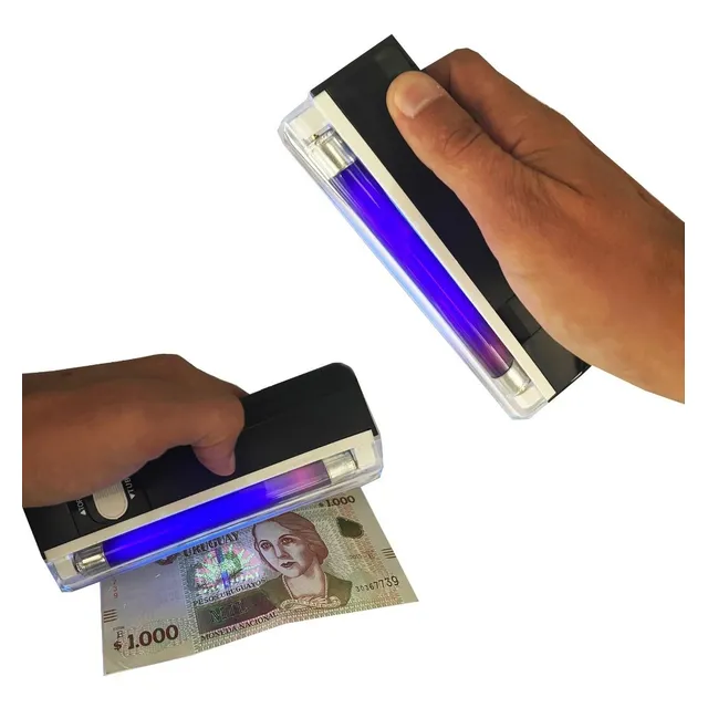 Detector Uv Billete Falso X2u Documentos Luz Ultravioleta