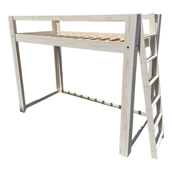 Cama Cucheta Montessori Alta M&r 1 Plaza O 1.5 Plaza