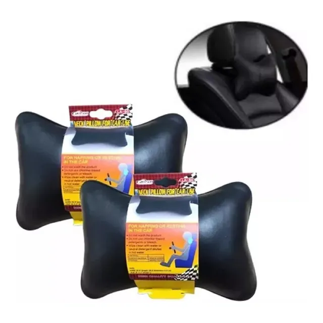 X2 Reposa Cabeza Cojín Apoyo Cabeza Cuello Almohada De Auto