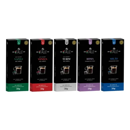 Capsulas Café Compativel Nespresso Café Torrado Cápsulas Cafe Capsulas Café Expresso Capsulas De Café 100 Und Café Italle