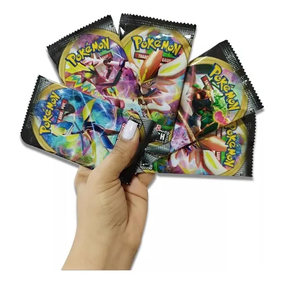 Pack De 5 Sobres De 10 Cartas Pokémon En Español